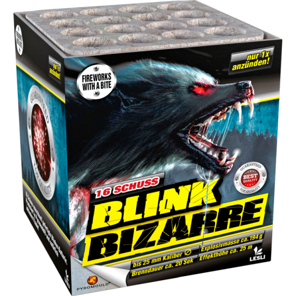 Blink Bizarre, Batterie mit 16 Schuss